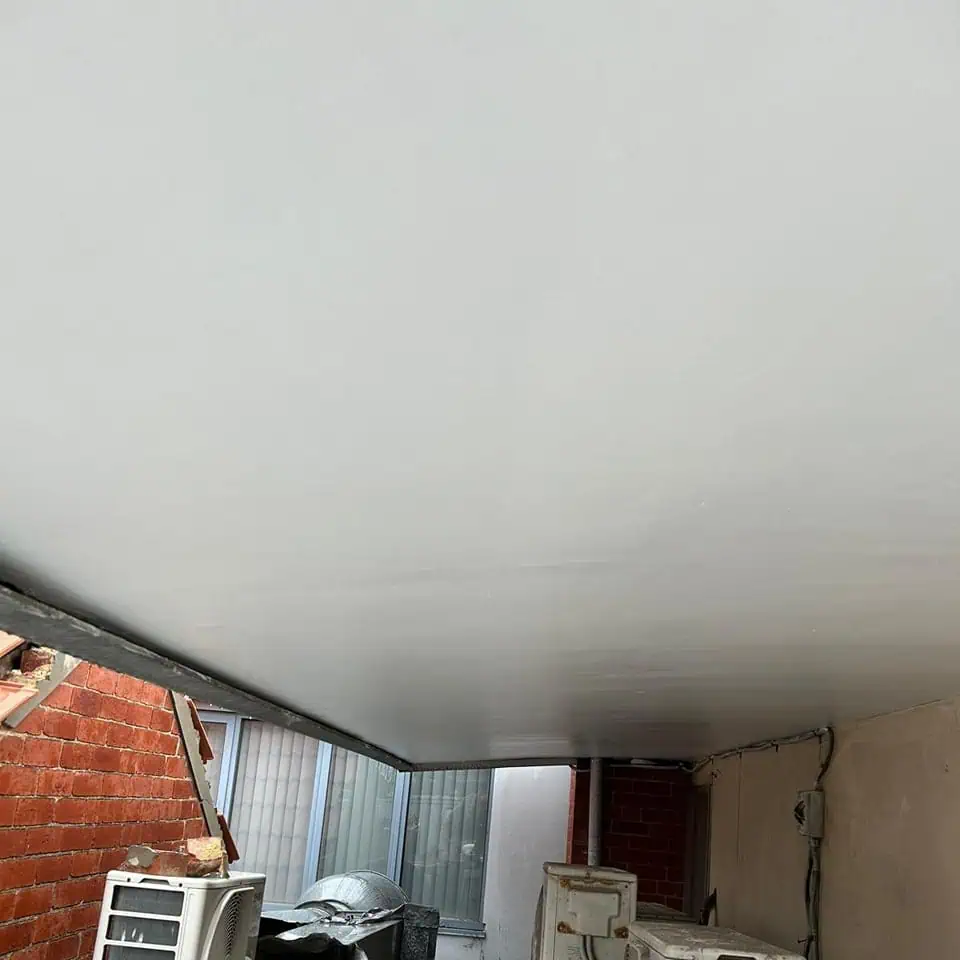 water damaged eave sheets replaced